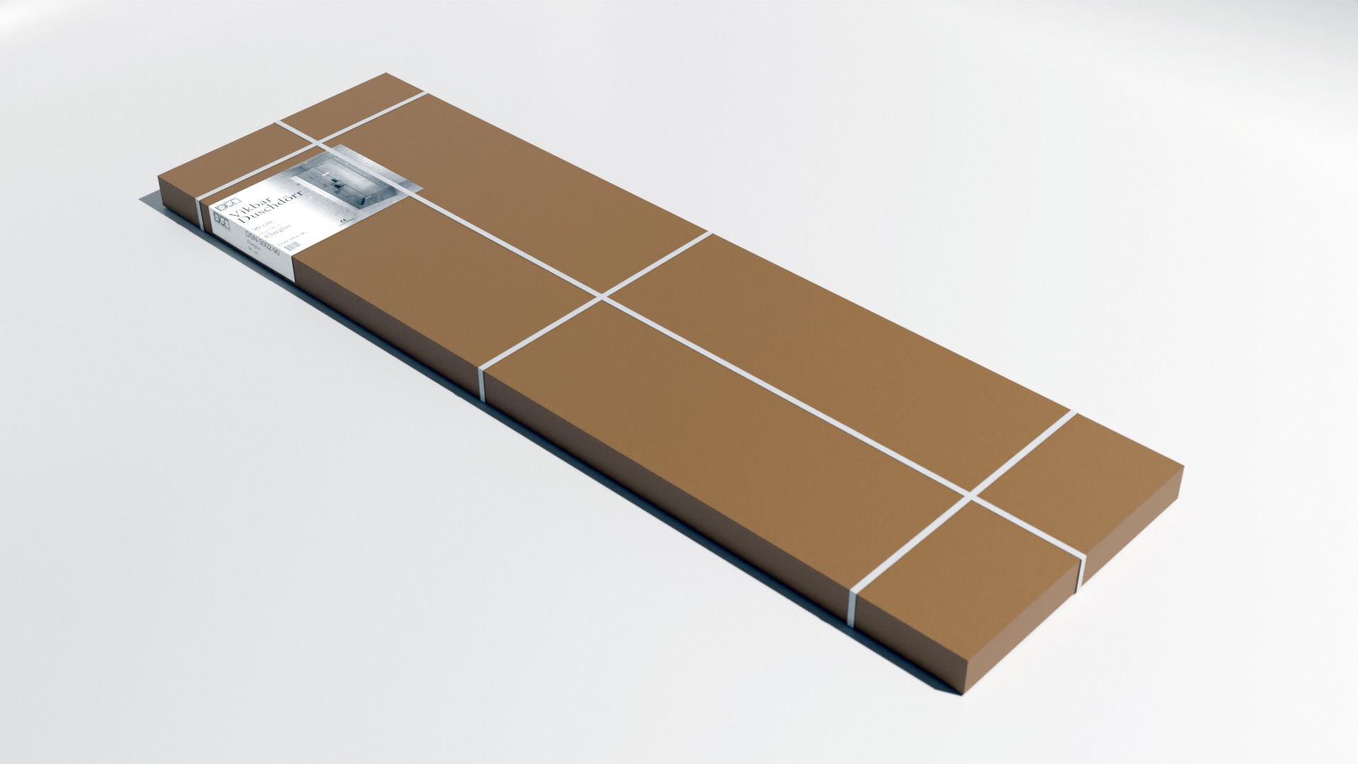 iBath® Wave™ - Duschhörna, Frostat glas, Svart matt - Bild 7