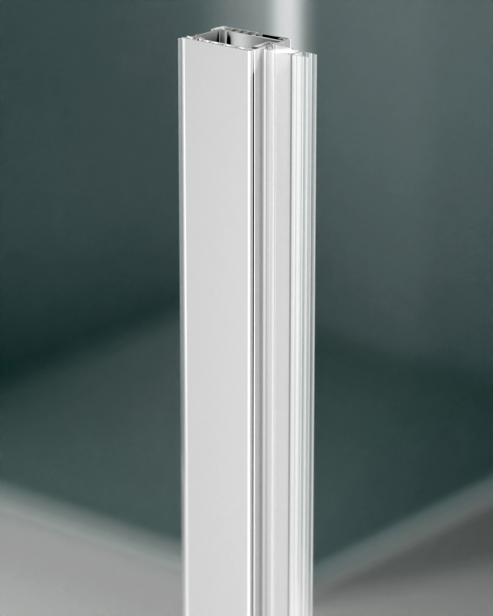 iBath® Väggmagnet (+50mm), Blank Aluminium/ Transparent - Bild 5