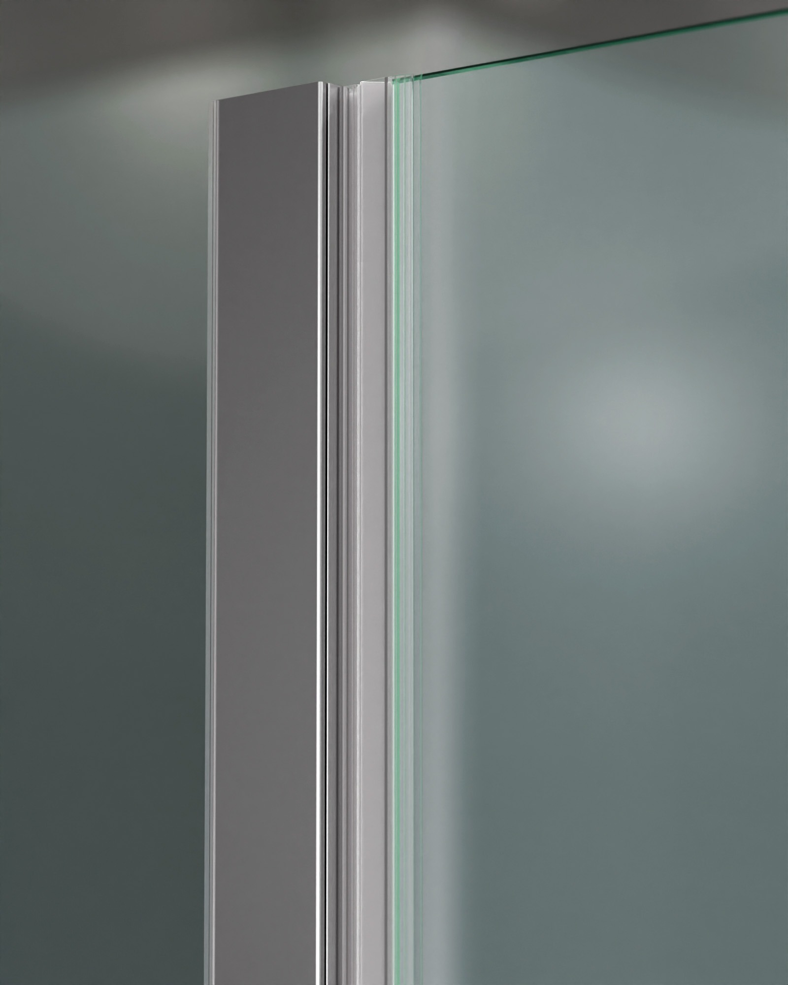 iBath® Väggmagnet (+50mm), Blank Aluminium/ Transparent - Bild 4