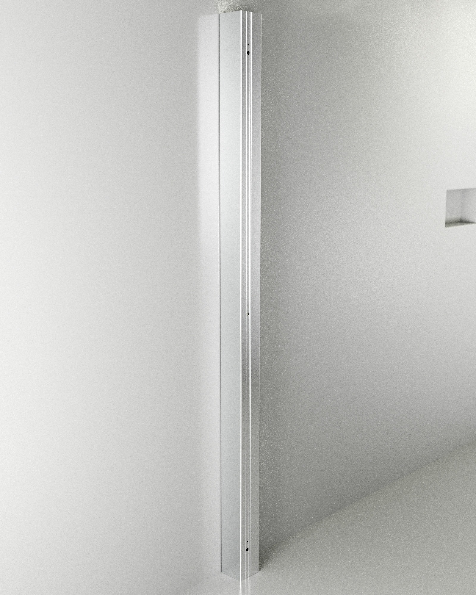 iBath® Eclipz™ - Duschpelarförvaring, Blank Aluminium / Krom - Bild 6