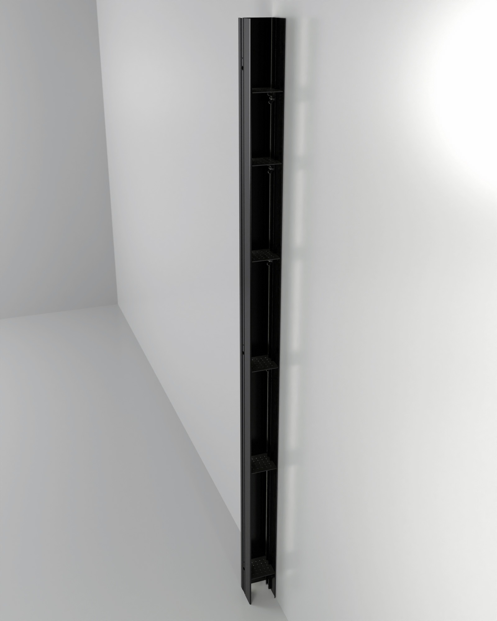 iBath® Eclipz™ - Duschpelarförvaring, Mattsvart - Bild 6